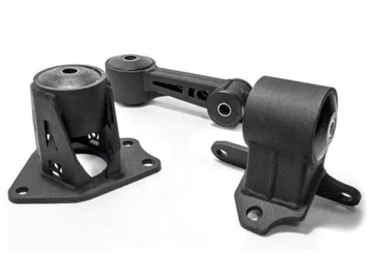 Innovative 09-13 Honda FIT/JAZZ L-Series Black Steel Mounts 75A Bushings