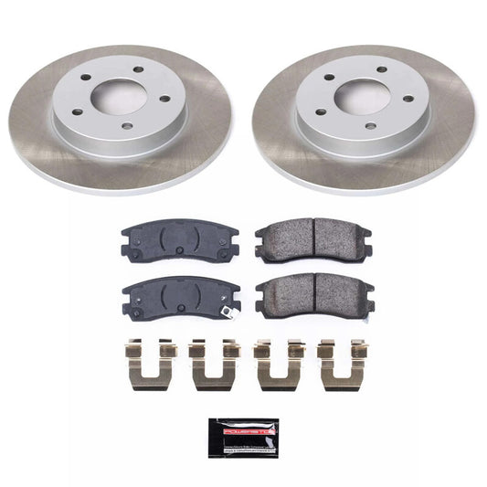 Power Stop 92-96 Cadillac Seville Rear Semi-Coated Rotor Kit