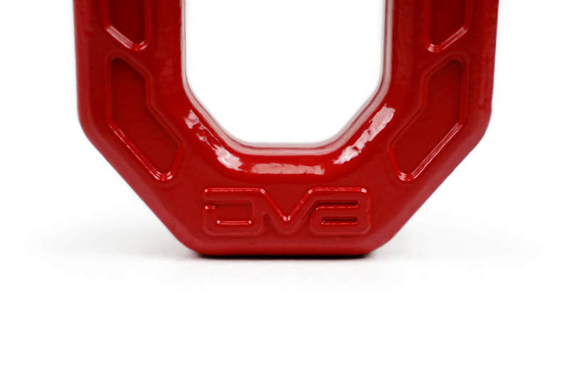 DV8 Offroad Elite Series D-Ring Shackles - Pair (Red)