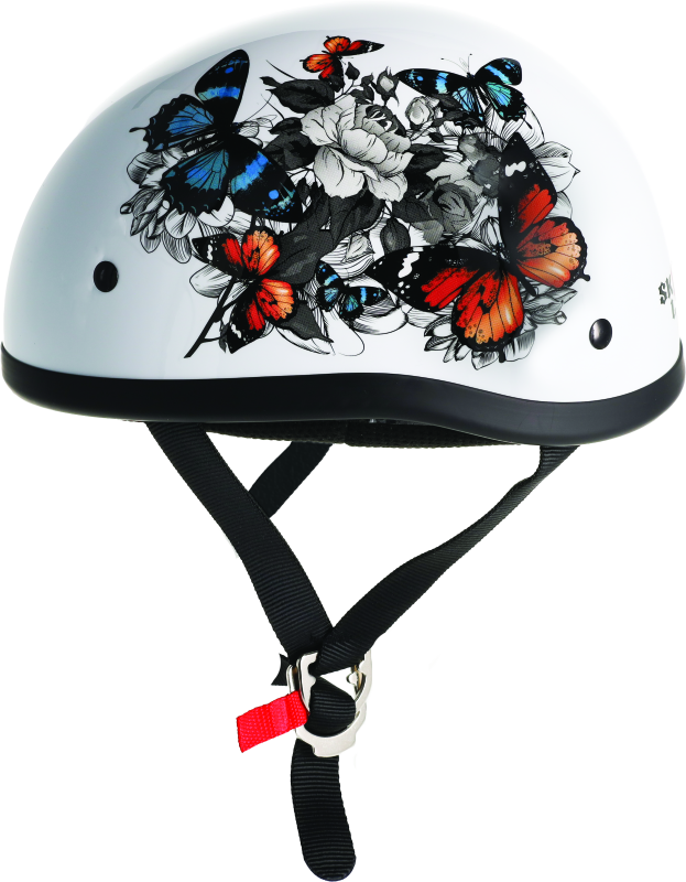 Skid Lids White Rose Original Helmet - Large