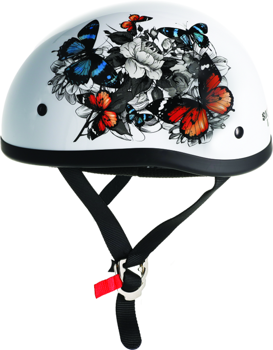 Skid Lids White Rose Original Helmet - Large