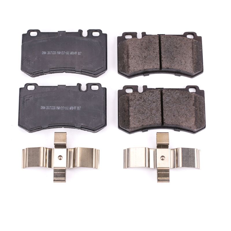 Power Stop 03-06 Mercedes-Benz CL55 AMG Rear Z17 Evolution Ceramic Brake Pads w/Hardware