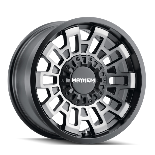 Mayhem 8113 Cortex 17x9 / 5x127 BP / -12mm Offset / 87.1mm Hub Matte Black w/ Dark Tint Wheel