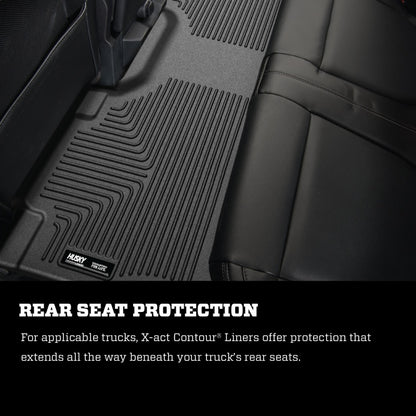 Husky Liners 2023 Chevrolet Colorado/GMC Canyon CC X-Act Contour Front & 2nd Seat Floor Liners