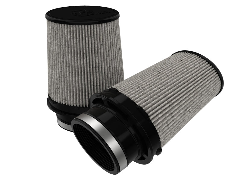 aFe Black Series Replacement Filter w/ Pro DRY S Media 4.5x3IN Fx6x5IN Bx5x3-.75 Tx7IN H - (Pair) - Precision R