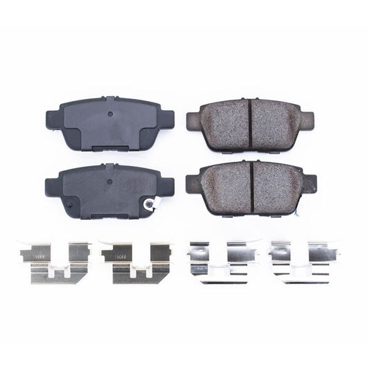 Power Stop 09-14 Acura TL Rear Z17 Evolution Ceramic Brake Pads w/Hardware