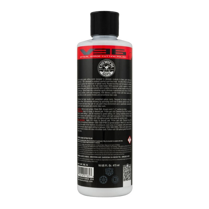 Chemical Guys V36 Optical Grade Cutting Polish - 16oz