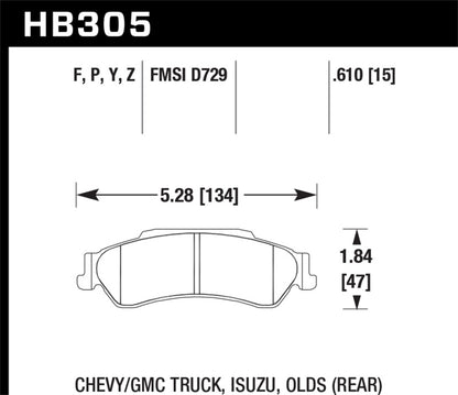 Hawk Super Duty Street Brake Pads