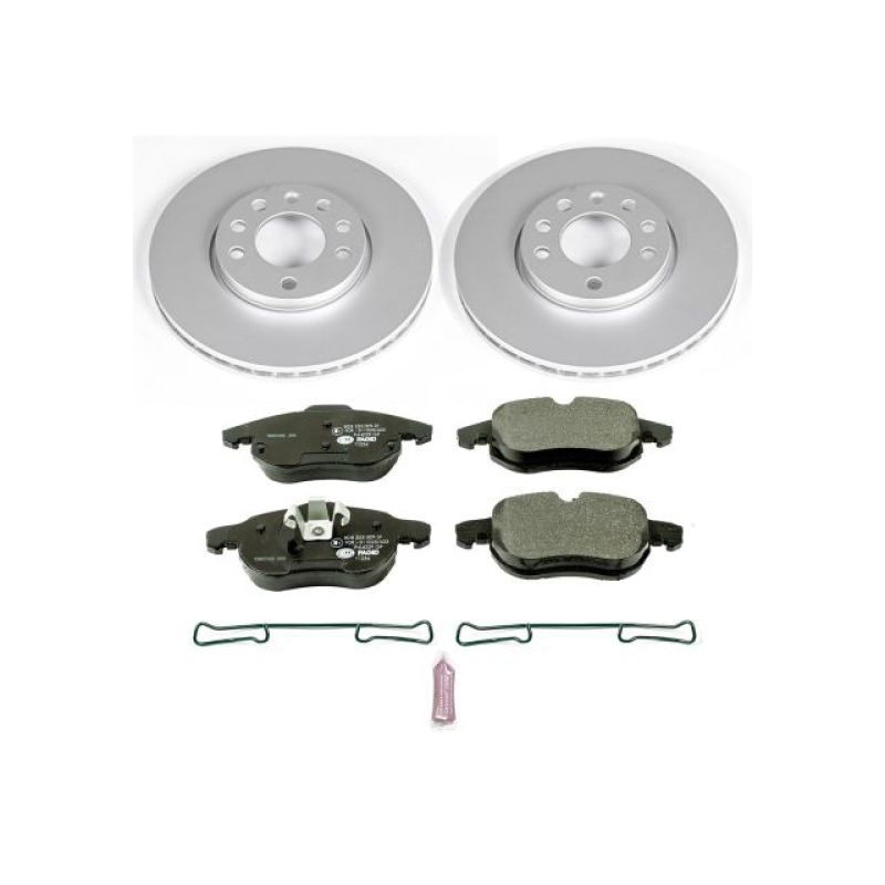 Power Stop 03-11 Saab 9-3 Front Euro-Stop Brake Kit