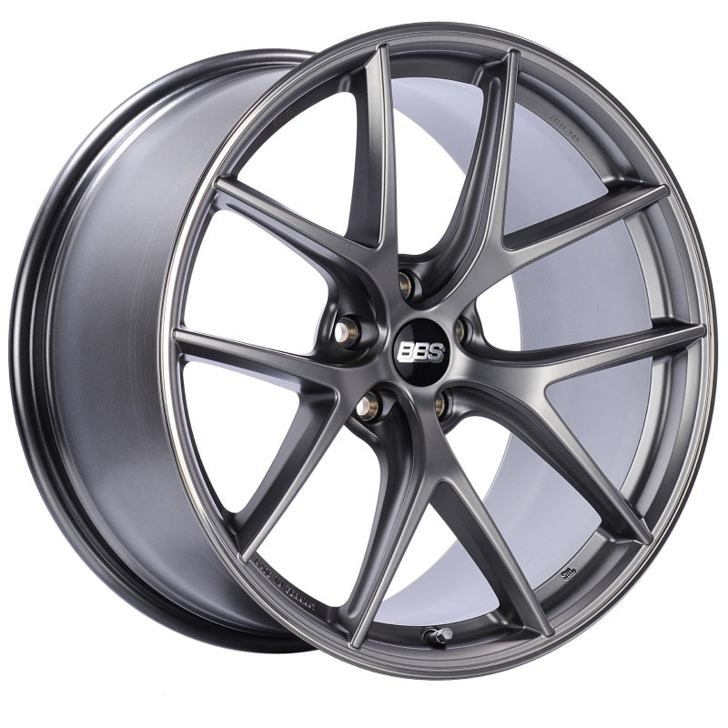 BBS CI-R 19x9 5x120 ET44 Platinum Satin Rim Protector Wheel -82mm PFS/Clip Required - Precision R