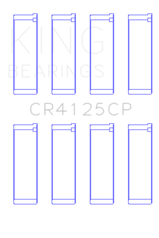 King Engine Bearings Subaru Ej20/Ej22/Ej25 (Incl. Turbo) (Size +0.25mm) Connecting Rod Bearing Set