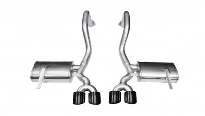 Corsa 1997-2004 Chevrolet Corvette C5 Z06 5.7L V8 Black Xtreme Axle-Back Exhaust