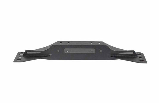 Fishbone Offroad 97-06 Jeep Wrangler TJ Winch Plate Steel - Black Textured Powdercoat Piranha Series