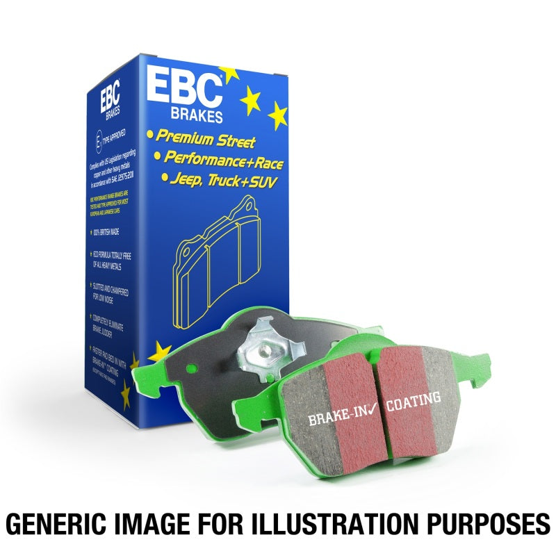 EBC 2015+ Mini Cooper Hardtop (F55/F56) 2.0L Turbo JCW Greenstuff Front Brake Pads