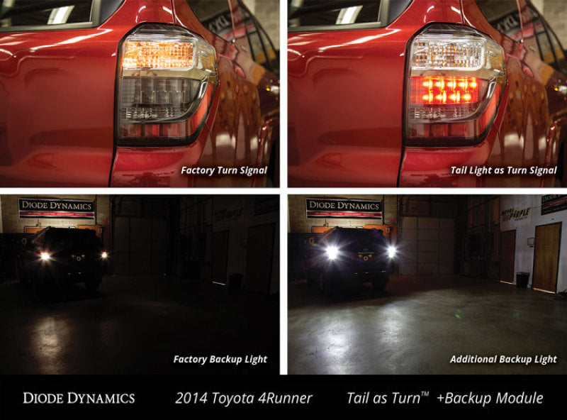 Diode Dynamics 14-21 Toyota 4Runner Tail as Turn Module +Backup Module (USDM) Module Only