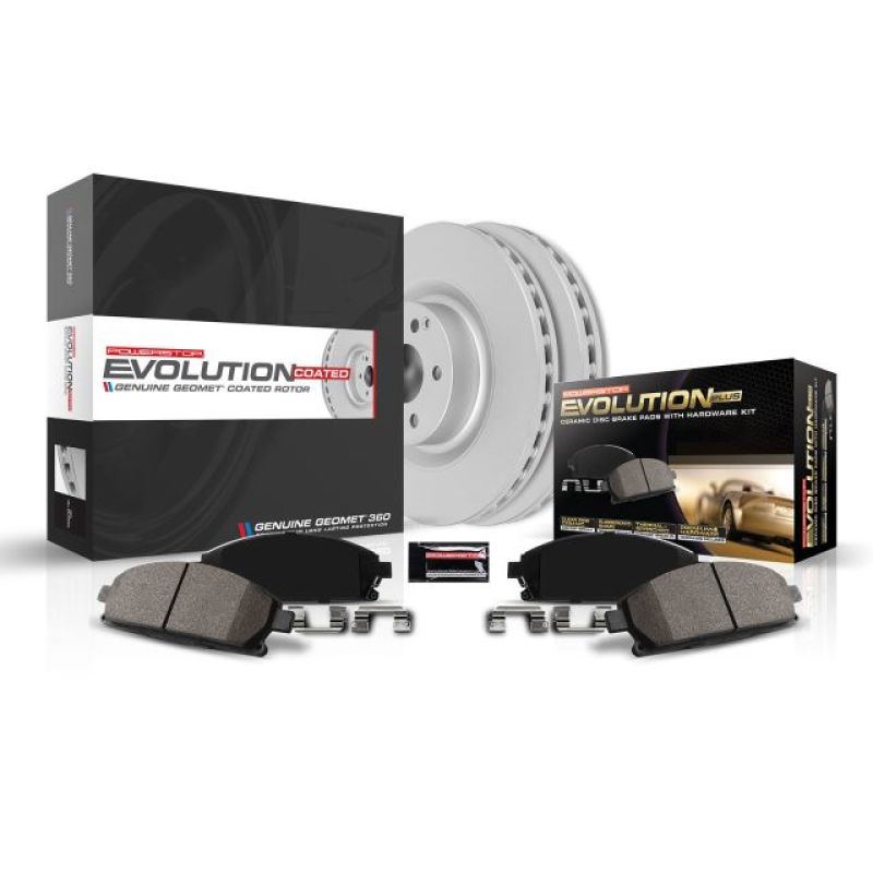 Power Stop 93-94 Chrysler Concorde Rear Z17 Evolution Geomet Coated Brake Kit