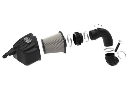 aFe 07-09 Ram 2500/3500 Cummins L6-6.7L (td) Quantum Cold Air Intake System w/ Pro Dry S Filter Precision R