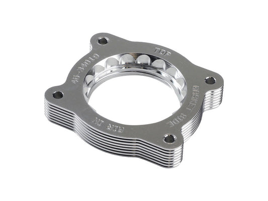 aFe 07-13 Chevrolet Silverado 1500/GMC Sierra 1500 Silver Bullet Throttle Body Spacer - Silver Precision R