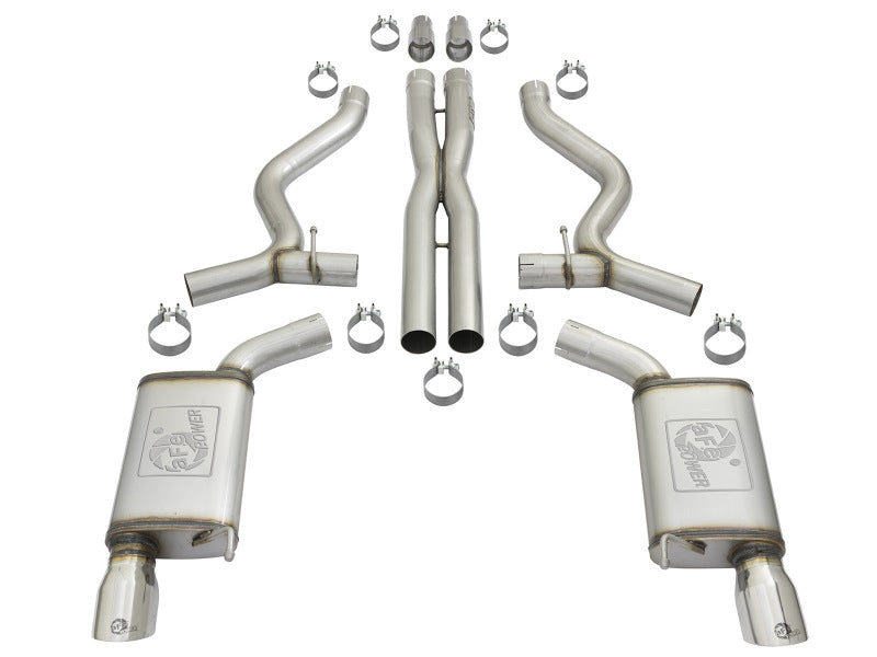 aFe 11-21 Dodge Durango V6-3.6L/V8-5.7L MACH Force-Xp 304 SS Cat-Back Exhaust System w/ Polished Tip Precision R