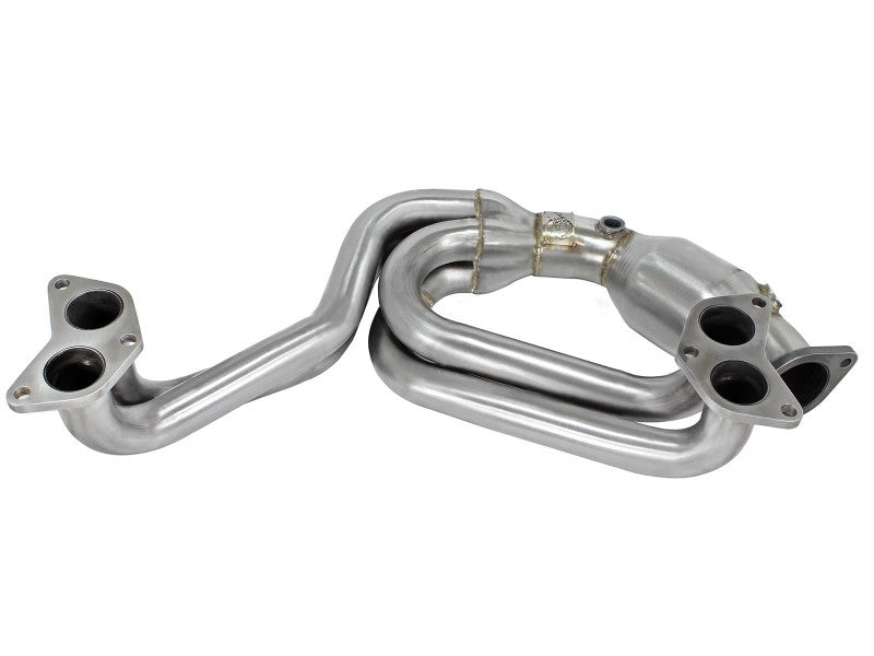 aFe 12-17 Toyota 86 / FRS / BRZ Twisted Steel 304 Stainless Steel Long Tube Header w/ Cat Precision R