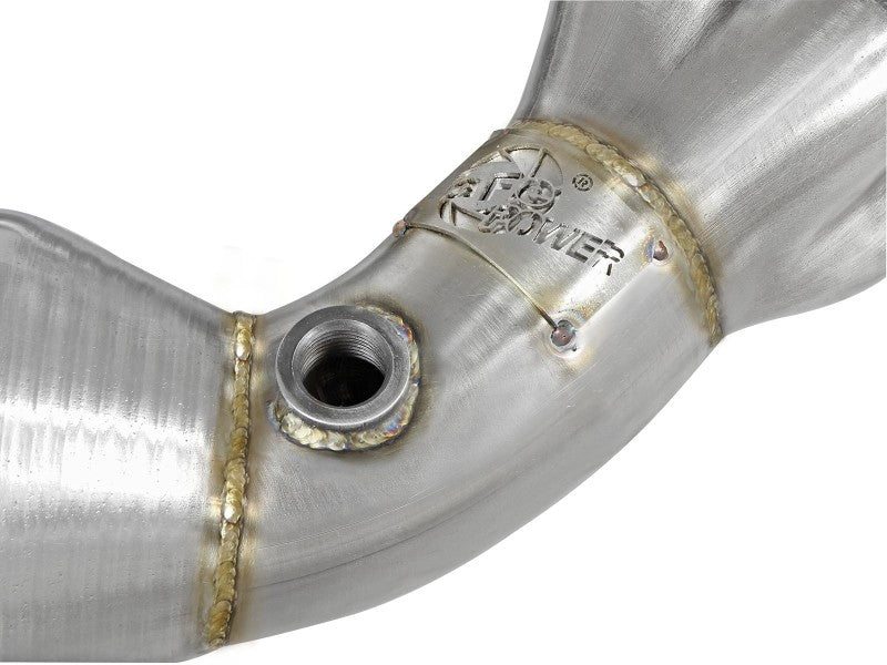 aFe 12-17 Toyota 86 / FRS / BRZ Twisted Steel 304 Stainless Steel Long Tube Header w/ Cat Precision R