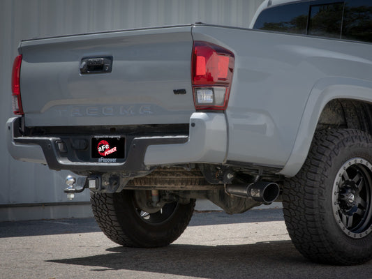 aFe 16-22 Toyota Tacoma Apollo GT Series 2.5in. - 3in. 409 SS Cat-Back Exhaust w/ Polished Tip Precision R