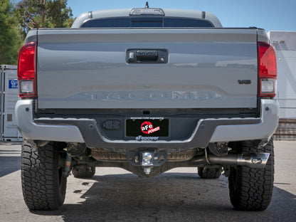 aFe 16-22 Toyota Tacoma Apollo GT Series 2.5in. - 3in. 409 SS Cat-Back Exhaust w/ Polished Tip Precision R