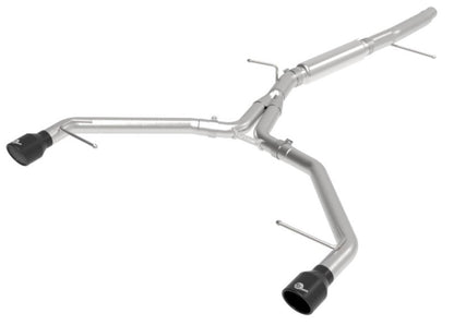 aFe 17-19 Audi A4 (L4-2.0L) MACH Force-Xp Stainless Steel Axle-Back Exhaust System - Black Tip Precision R