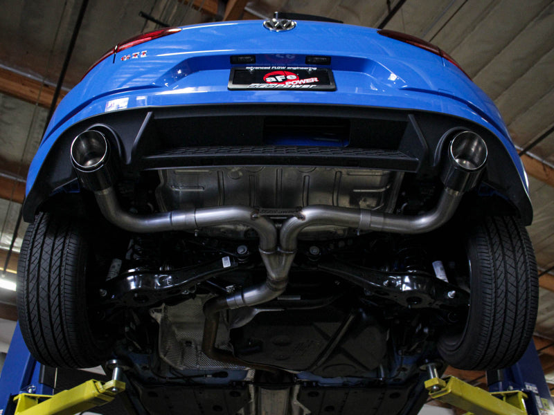 aFe 18-20 VW GTI (MK7.5) 2.0L MACH Force-Xp 3in to 2.5in 304 SS Axle-Back Exhaust System- Carb. Tips Precision R