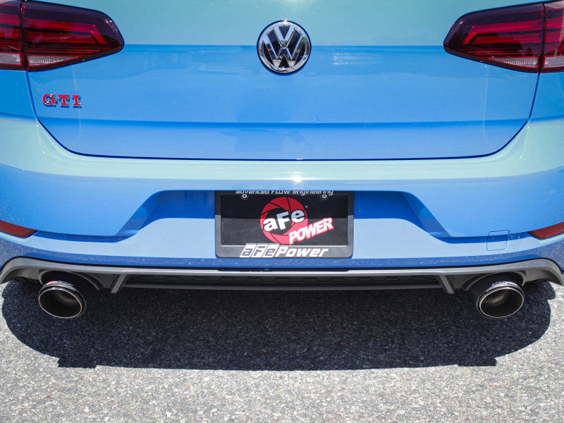 aFe 18-20 VW GTI (MK7.5) 2.0L MACH Force-Xp 3in to 2.5in 304 SS Axle-Back Exhaust System- Carb. Tips Precision R