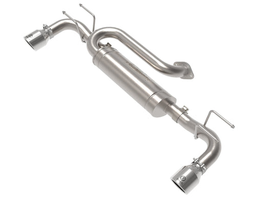 aFe 19-22 Mazda 3 L4 2.5L Takeda 3in to 2-1/2in 304 Stainless Steel Axle-Back Exhaust w/Polished Tip Precision R