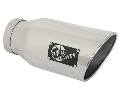 aFe 19-22 Ram Diesel Trucks L6-6.7L(td) Large Bore-HD 5in 409SS DPF-Back Exhaust System w/Pol Tip Precision R