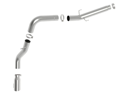 aFe 19-22 Ram Diesel Trucks L6-6.7L(td) Large Bore-HD 5in 409SS DPF-Back Exhaust System w/Pol Tip Precision R