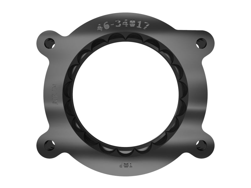 aFe 2020 Vette C8 Silver Bullet Aluminum Throttle Body Spacer / Works With Factory Intake Only - Blk Precision R