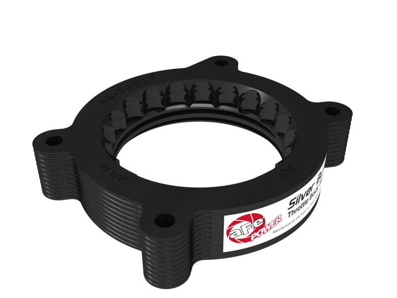 aFe 2020 Vette C8 Silver Bullet Aluminum Throttle Body Spacer / Works With Factory Intake Only - Blk Precision R