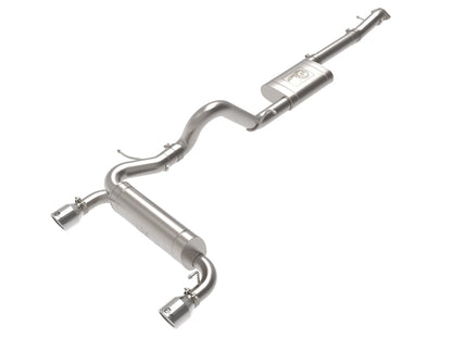 aFe 2021+ Ford Bronco L4-2.3L (t) / V6-2.7L (tt) Vulcan 3in. to 2.5in. SS Cat-Back - Polished Precision R