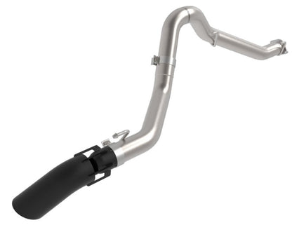 aFe 2021+ Jeep Gladiator V6-3.0L (td) Vulcan Series 3in 304SS HT DPF-Back Exhaust System - Black Tip Precision R