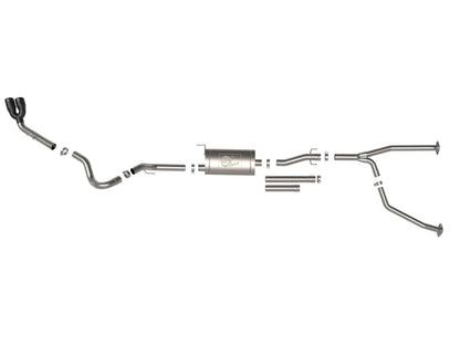 aFe 2022 Toyota Tundra V6-3.5L (tt) Vulcan Series 2.5in to 3in 304 SS Cat-Back Exhaust w/ Black Tip Precision R