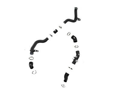 aFe 22-23 Hyundai Kona N L4 2.0L (t) BladeRunner Aluminum Hot and Cold Charge Pipe Kit - Black Precision R