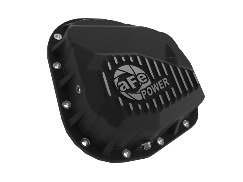 aFe 97-23 Ford F-150 Pro Series Rear Differential Cover Black w/ Machined Fins Precision R