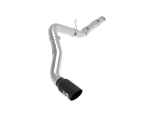 aFe ATLAS 5in DPF-Back Alum Steel Exhaust System w/ Black Tip 19-20 Ram Diesel Trucks L6-6.7L (td) Precision R