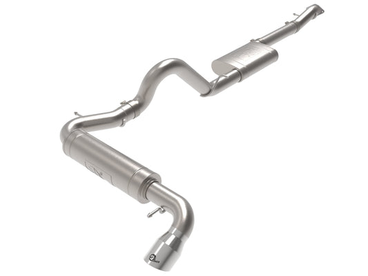 aFe Apollo GT 3in 409 SS Cat-Back Exhaust 2021 Ford Bronco L4-2.3L (t)/V6-2.7L (tt) w/ Polished Tips Precision R