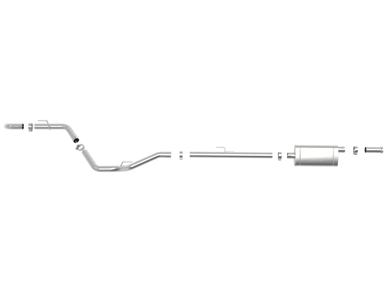 aFe Apollo GT Series 2-1/2in 409 SS Cat-Back Hi-Tuck Exhaust System 2020 Jeep Gladiator (JT) V6-3.6L Precision R