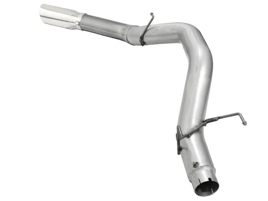 aFe Atlas 5in DPF-Back Aluminized Steel Exh Dodge RAM Diesel 13-14 6.7L (td) Mega Cab w/Polished Tip Precision R