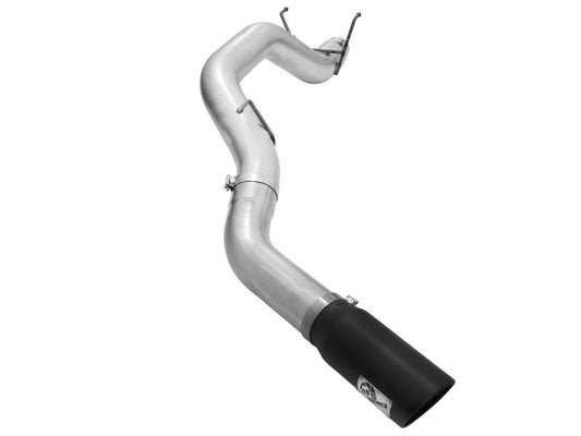 aFe Atlas 5in DPF-Back Aluminized Steel Exh Dodge RAM Diesel 13-14 L6-6.7L Mega Cab w/ Black Tip Precision R