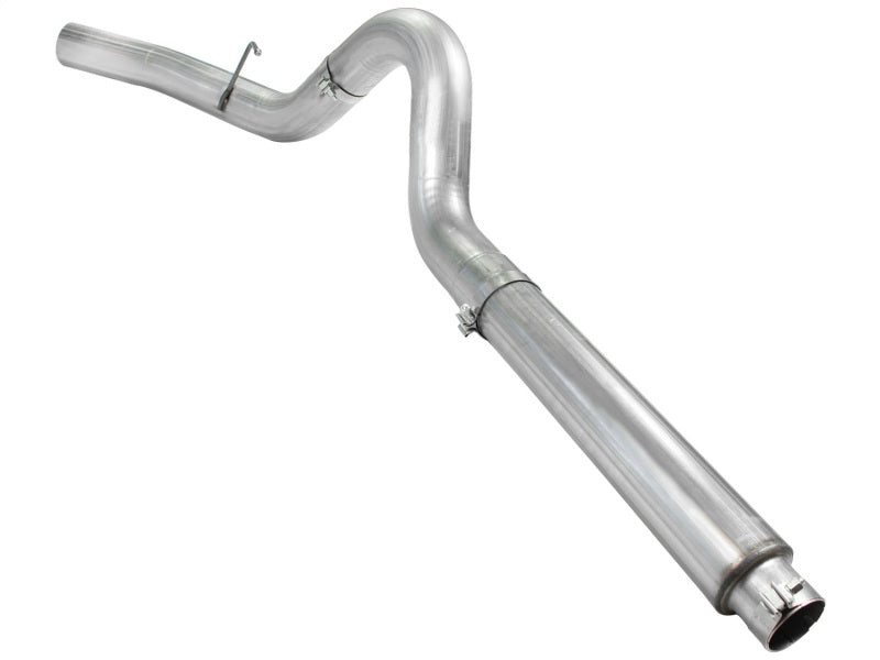 aFe Atlas 5in DPF-Back Aluminized Steel Exh Sys, Ford Diesel Trucks 08-10 V8-6.4L (td) No tip Precision R