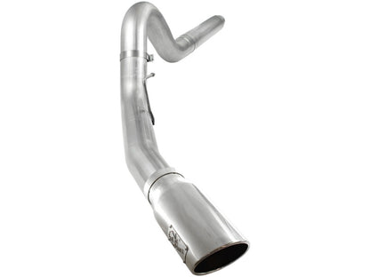 aFe Atlas 5in DPF-Back Aluminized Steel Exh Sys, Ford Diesel Trucks 08-10 V8-6.4L (td) Polished tip Precision R