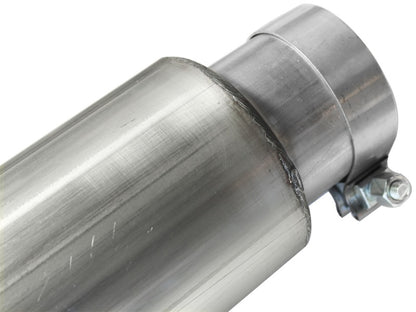 aFe Atlas 5in DPF-Back Aluminized Steel Exh Sys, Ford Diesel Trucks 08-10 V8-6.4L (td) Polished tip Precision R