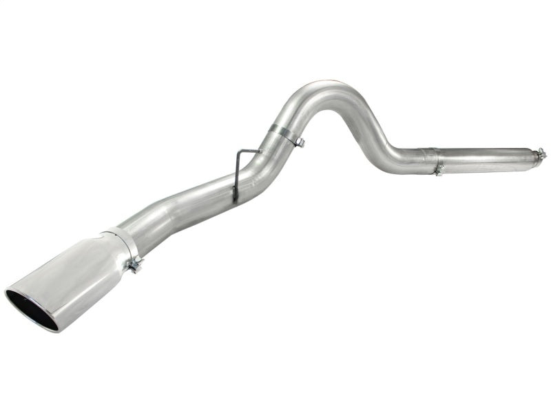 aFe Atlas 5in DPF-Back Aluminized Steel Exh Sys, Ford Diesel Trucks 08-10 V8-6.4L (td) Polished tip Precision R