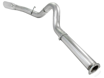 aFe Atlas 5in DPF-Back Aluminized Steel Exh Sys, Ford Diesel Trucks 11-14 v8-6.7L (td) Polished tip Precision R